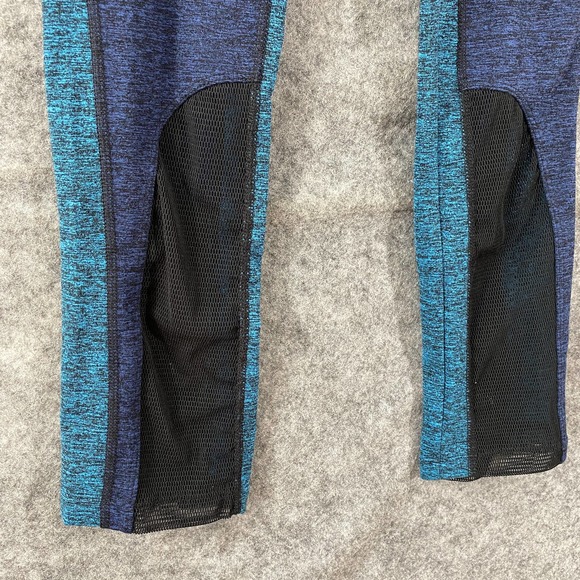 Free People Movement Leggings XS Blue Colorblocked Dylan High Rise Mesh - Picture 7 of 15